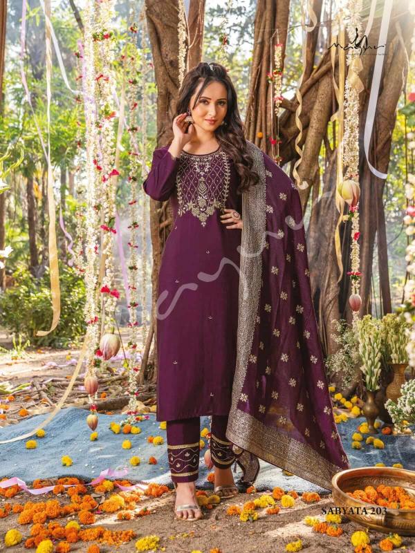 Mayur Sabyata Vol 2 Fancy viscose Kurti With Bottom Dupatta Collection